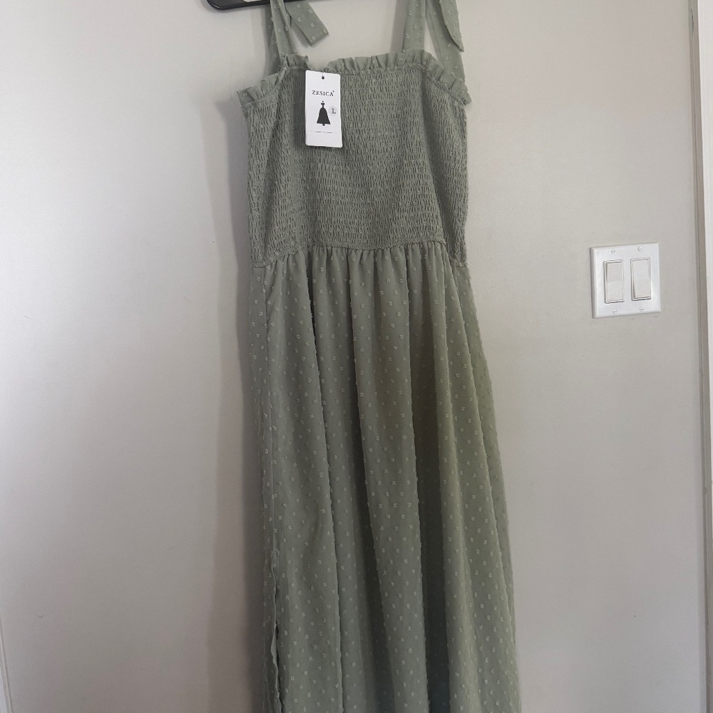 Women's Summer Bohemian Spaghetti Strap Dress.